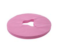 Toyvian Lot de 100 Coussins d'Appui-Tête Jetables Non Tissés Ouverture pour Visage Épais Couleur Rose Adaptés aux Salons de Beauté Spas et Massages