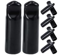 Toyvian Lot de 12 Couvercles Noirs en Caoutchouc pour Robinet de Bière, Accessoire Fixé pour Protection Anti-poussière des Tireuses à Bière les Bars