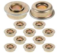 Toyvian Lot de 12 sets de roulements de fourche applicables pour fauteuil roulant plaque pivotante ronde en acier inoxydable roulements de roue frontaux résistants à l’usure pour