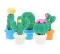 Toyvian Lot de 15 Gommes à Papier de Cactus Colorées Gomme Créative pour Étudiants et Fournitures Scolaires pour Bureau et École Assortiment 3 Boîtes 5 Pièces Chacune Couleur Aléatoire