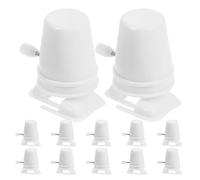 Toyvian Lot de 15 mécanismes de Robot mécanique : Base de Jouet Robot à remonter en Plastique, mécanisme de Mouvement pour Bricolage, Construction, Artisanat, Accessoires