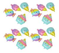 Toyvian Lot de 16 ballons gonflables en aluminium pour glaces et bonbons, pour décorations de fête d'anniversaire, baby shower, mariage