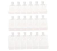 Toyvian Lot De 18 Pochettes De Voyage Multifonctions 30ml 50ml 100ml, Paquet Compressibles Compacts En Plastique Souple, Pour Cosmétiques Et Lotions, Usage Quotidien Et Voyage