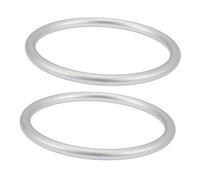Toyvian Lot de 2 Anneaux Porte-Bébé en Aluminium Accessoires de Portage et Solide pour Bébé pour Voyager Shopping