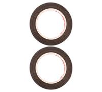 Toyvian Lot de 2 Autocollants Occultants LED Anti-Éblouissement 10 MM X 10 M Ruban Diffuseur de Lumière Marron Film Adhésif pour Atténuation Lumineuse pour Chambre Salon et Bureau