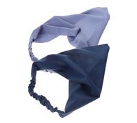 Toyvian Lot De 2 Bandeaux Triangulaires Élastiques Vintage En Chiffon Uni, Accessoires Cheveux Pour Femmes, Foulards Bandana Polyvalents Pour Maquillage Et Usage Quotidien