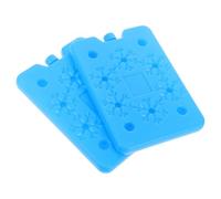 Toyvian Lot de 2 Blocs Réfrigérants Réutilisables 200 ML, Petits Pains de Glace Portables en Matériau Réfrigérant Avancé, pour Glacières, Transport Alimentaire et Activités de