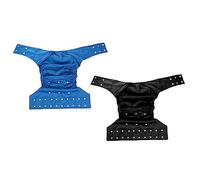 Toyvian Lot De 2 Couches Anti-fuite Pour Adulte Lavables Et Réutilisables, Culottes Urinoir Ajustables Double Fermeture Adhésive, Tissu Étanche Et Respirant, Confort Nuit Et Usage Hospitalier