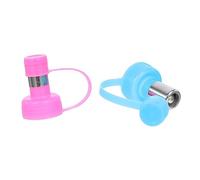 Toyvian Lot De 2 Distributeurs d'eau pour Chien Portables, Bouchon Crochet, Plastique Léger, Capacité Compacte, Voyage en Plein Air, Promenades Et Randonnée pour Animaux De Compagnie