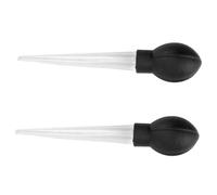 Toyvian Lot de 2 Évacuateurs d'eau pour Pots de Fleurs, Accessoires Jardinage Jardin, Grand Format Noir, Récupérateur d'eau pour Soucoupe, Pipette Compte-Gouttes pour Entretien Plantes