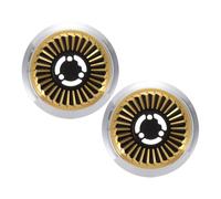 Toyvian Lot de 2 Grilles de Brûleur en Acier Inoxydable pour Cuisinière à Gaz et Wok, Diffusion Homogène Chaleur, Installation Facile