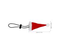 Toyvian Lot de 2 Harnais et Laisse de Noël pour lézards, avec écharpe et Chapeau, Corde de Traction pour Dragons barbus, Geckos, caméléons, Sorties pour Animaux de Compagnie