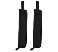 Toyvian Lot de 2 Housses pour de Batterie Imperméables en Tissu Oxford 600D Étui Portable Noir avec Support à Pince Paquet de Transport Compact pour Concerts Tournées et Répétitions
