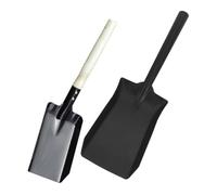 Toyvian Lot de 2 Pelles de Jardin en Fer Petit Format, Pelle Multifonction pour Jardinage et Désherbage, Outil sans Manche Noir pour Potager et Entretien Extérieur, Tête Robuste