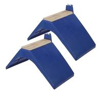 Toyvian Lot de 2 Perchoirs en Bois et Plastique pour Pigeon, Support Confortable et Polyvalent, pour Cage et Repos des Petits Oiseaux