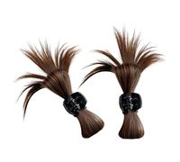 Toyvian Lot De 2 Pinces À Cheveux Semi-Attachées Idéales Pour Les Perruques Et Les Chignons Convient Également Pour Les Cheveux Synthétiques Bruns