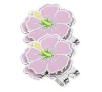 Toyvian Lot de 2 Pinces Magnétiques pour Casquettes de Golf Marqueurs de Balle Portables Décoratifs Accessoires de Golf Pratiques en Métal Couleur Violette pour Parcours et