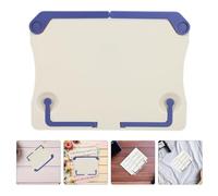 Toyvian Lot de 2 Pupitres Portables Pliables pour Partitions de Musique 206 X 163 CM Support de Bureau en Plastique Blanc Léger et Robuste pour Piano Guitare et Pratique à Domicile