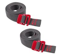Toyvian Lot de 2 Sangles D'arrimage Robustes pour Bagages, Sangles de Chargement Extérieures en Matériau Résistant, pour Camping, Tentes et Toit de Voiture, Outils de Regroupement