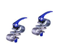 Toyvian Lot De 2 Supports De Parasol Pliables en Alliage D'Aluminium pour Pêche Et Extérieur Pinces pour Parasol De Terrasse Support UV Bleu