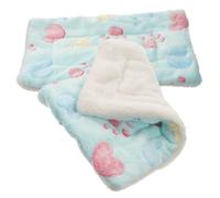 Toyvian Lot De 2 Tapis Chauffants Carrés pour Petits Animaux en Corail Épaissi, 20x20 Cm, Couverture D’Hiver pour Hamster, Cochon D’Inde, Écureuil, Lit Doux Et Chaud pour Rongeurs