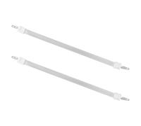 Toyvian Lot de 2 Tubes Chauffants en Quartz pour Radiateur D'appoint, Élément Chauffant Tubulaire Céramique 23 Cm, Remplacement pour Chauffage Infrarouge Intérieur, Compatible Poêles