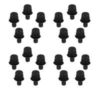 Toyvian Lot de 20 Clips de Maille Acoustique en Plastique pour Fixation de Grille de Haut-Parleur, Supports de Montage Robustes Compatibles Home Cinéma et Installations Scéniques,