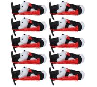 Toyvian Lot de 20 Petits Ours en Peluche Floqués 13 CM pour Remise des Diplômes Bouquet d’Ours Décoratifs Colorés Présent Symbolique pour Fête de Fin d’Études et Célébration Diplômés