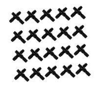 Toyvian Lot de 20 Raccords à Barbes Droits pour Tuyaux D'arrosage, Accessoires D'irrigation Goutte à Goutte pour Jardin et Agriculture, Connecteurs 16 Mm Noirs, Système pour Pelouses et Cultures