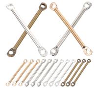 Toyvian Lot de 200 Bâtons de Connexion Bijoux Métal 2 CM 4 Couleurs Accessoires pour Fabrication Boucles D’Oreilles Bracelets et Pendentifs DIY