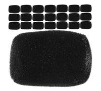 Toyvian Lot de 24 Bonnettes Anti-Vent en Mousse Haute Densité pour Microphone à Main, Cache-Microphone Anti-Pop, Protection Antibruit Souffle pour Enregistrement Studio et Scène Live