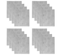 Toyvian Lot de 24 Tuiles de Toit Ondulées en Acier Inoxydable Miniature 1/35, Accessoires de Faux Paysage pour Modélisme D'architecture, Fournitures pour Maquettes de Scènes Militaires,