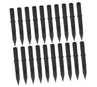 Toyvian Lot de 25 Piquets pour Lampes Solaires Lampes De Balisage en Plastique pour Allées Aménagement Paysager Décorations De Jardin