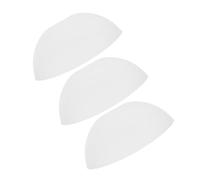 Toyvian Lot de 3 Abat-jours en Plastique Blanc de Champignon, Diamètre 42 Mm, Compatibles Lampadaires, Ventilateurs de Plafond et Appliques Murales, Diffusion Optimale Lumière