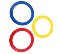 Toyvian Lot de 3 Anneaux de Jonglage Légers pour Performance Anneaux d'Adresse Acrobatique Accessoires Portables pour Entraînement Coordination Œil-Main Spectacle et Jonglerie