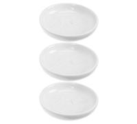 Toyvian Lot de 3 Assiettes D'apéritif en Céramique Relief Fuji, Petite Assiette Porte-sauce pour Sauce Soja et Condiments, Plateau Décoratif pour Restauration et Usage Familial, Vaisselle
