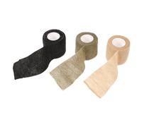 Toyvian Lot de 3 Bandes Cohésives Élastiques Camouflage pour Sport Bandage Non Tissé Respirant Protection pour Poignets et Genoux Adhésif Autonome pour Activités Extérieures