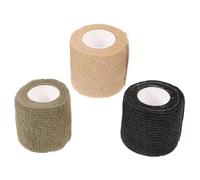 Toyvian Lot de 3 Bandes de Camouflage Élastiques Cohésives pour Sport Bandages Non Tissés Taille Unique pour Cyclisme et Activités Extérieures