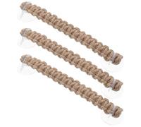 Toyvian Lot de 3 Cordes à Grimper en Jute Tressé pour Bernard-L'Hermite et Reptiles Accessoires Suspendus pour Terrarium Ponts et Hamacs pour Habitat Interactif des Petits Animaux