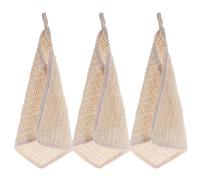 Toyvian Lot de 3 Lingettes en Ramie et Coton Visage, Nettoyage Doux Multifonctionnel, Taille Portable pour Usage Familial et Toilette Quotidienne