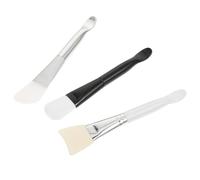 Toyvian Lot de 3 Pinceaux Masque en Silicone Doux et Peau-friendly Différentes Têtes pour DIY Masque et Application Essence et Lotion Corporelle Couleur Aléatoire
