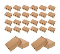 Toyvian Lot de 30 Mini Boîtes Présents en Carton Renforcé Boîte Rectangulaire Plate 15 X 10 X 5 CM pour Maison de Poupée Emballage Micro pour Vêtements Expédition et Rangement