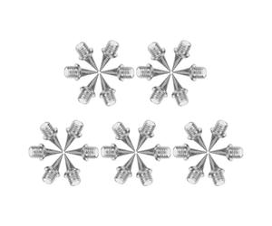 Toyvian Lot de 30 Pointes Métalliques en Acier 3/8 Pouce pour Chaussures D'athlétisme Sprint, Crampons de Rechange pour Piste à Pointes, Adaptées aux Entraînements et