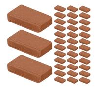 Toyvian Lot de 300 Briques Miniatures 1:16, Mini Briques en Pierre, modèle en Argile Artificielle, décoration de Maison de poupée, Artisanat Fait à la Main