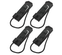 Toyvian Lot de 4 Ailerons de Remplacement Noirs pour Paddle Board, Clips en Nylon 4,3 X 1,3 Cm, Accessoires Paddleboard pour Surf et Stand Up Paddle, Séparateur d'eau pour