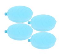 Toyvian Lot de 4 Blocs Réfrigérants pour Glacière Portable, Pains de Glace Réutilisables en PE, Feuilles à Remplir D’Eau, pour Paquet Isothermes, Pique-niques, Plage et Activités
