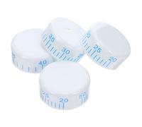 Toyvian Lot de 4 Boutons de Commande de Température pour Congélateur et Réfrigérateur, Capuchons Blancs en Plastique Dur, Réglage Précis pour Appareils Électroménagers