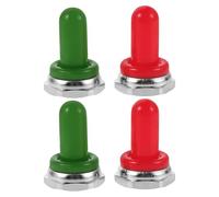 Toyvian Lot de 4 Capuchons en Caoutchouc pour Bouton de Commande de Potentiomètre et Interrupteur à Bascule, Résistants la Poussière L'eau, pour Concerts en Extérieur Couleur Aléatoire