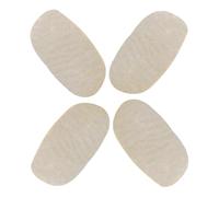 Toyvian Lot de 4 Coussinets en Cuir de Mouton pour Chevalet de Violon et Alto Accessoires pour Violon Pièces Détachées Compactes pour Cordes Protection Stable pour Jeu Debout