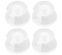 Toyvian Lot de 4 Couvercles de Pichet Universels en PC Blanc Accessoires Ménagers Étanches et Compacts Couvercles de Carafe à Eau Pratiques pour Usage Quotidien Faciles à Nettoyer et